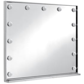 Meridian Furniture Hollywood Chrome Mirror