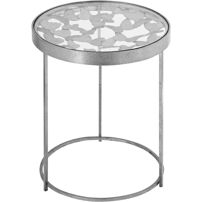 Meridian Furniture Butterfly Silver End Table MRD-471-E