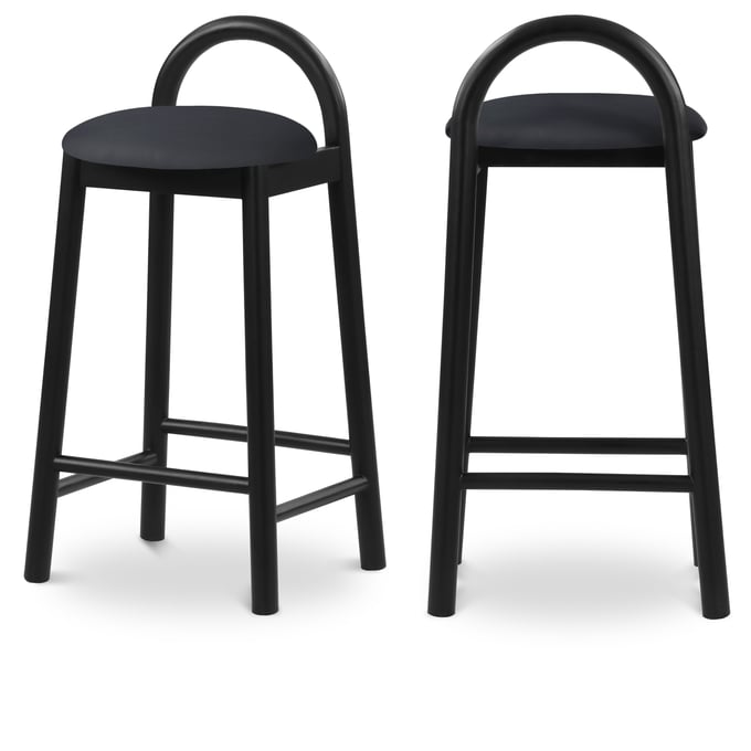 Meridian Furniture Calvin Black Stool MRD-476BLACK-C