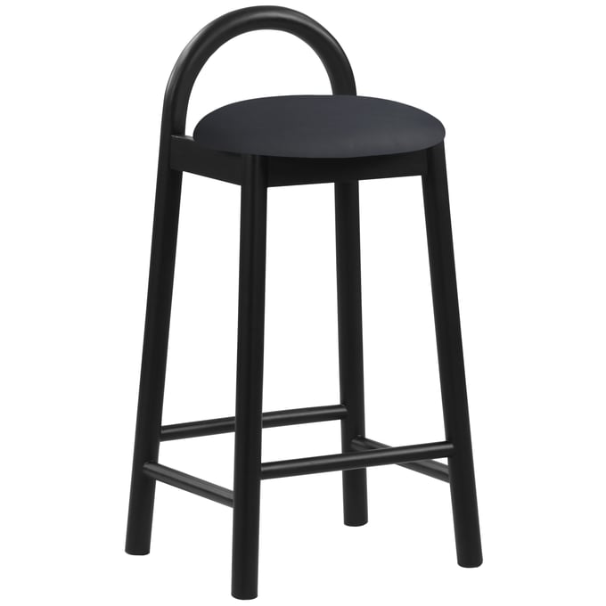 Meridian Furniture Calvin Black Stool MRD-476BLACK-C