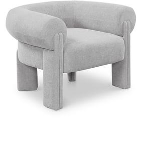 Meridian Furniture Stefano Grey Fabric Accent Chair