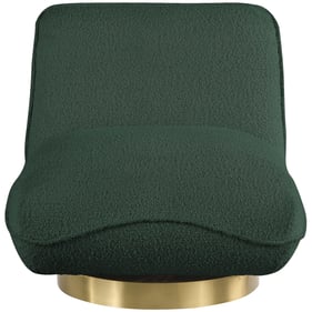 Meridian Furniture Geneva Green Gold Swivel Accent Chair