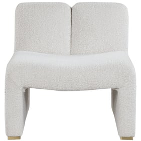 Meridian Furniture Alta Cream Brushed Gold Accent Chair