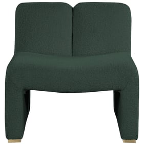 Meridian Furniture Alta Green Brushed Gold Accent Chair