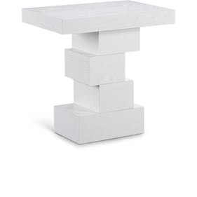 Meridian Furniture Westmount Off White End Table