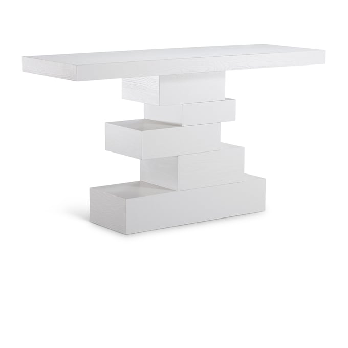 Meridian Furniture Westmount Off White Console Table MRD-499WHITE-S