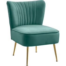 Meridian Furniture Tess Mint Velvet Accent Chair