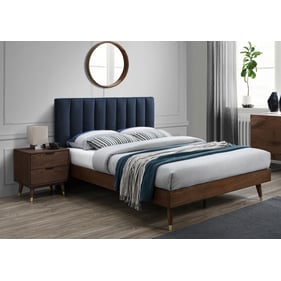 Meridian Furniture Vance Navy 2pc Bedroom Set with Queen Bed