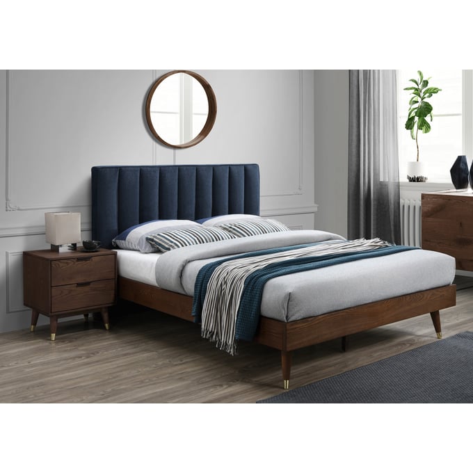 Meridian Furniture Vance Navy 2pc Bedroom Set with Queen Bed MRD-VANCE-BR-S6