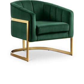 Meridian Furniture Carter Green Velvet Accent Chair