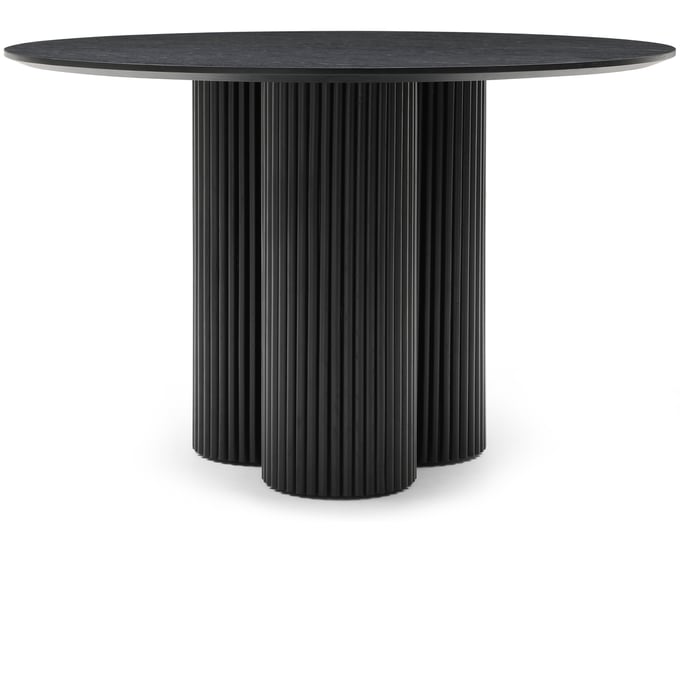 Meridian Furniture Simba Black 48 Inch Dining Table MRD-517BLACK-T