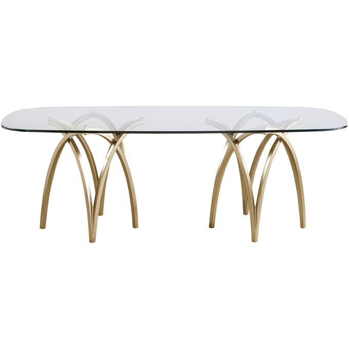 Meridian Furniture Madelyn Gold Dining Table MRD-553-T