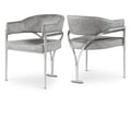 Madelyn Grey Velvet Dining Chair