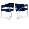 Madelyn Navy Velvet Dining Chair