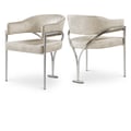 Madelyn Stone Velvet Dining Chair