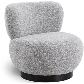 Meridian Furniture Calais Grey Wood Accent Chair