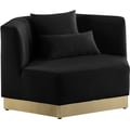 Marquis Black Velvet Chair