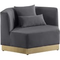 Marquis Grey Velvet Chair