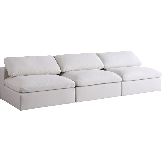 Meridian Furniture Serene Cream Fabric Modular Armless Sofa MRD-601CREAM-S117