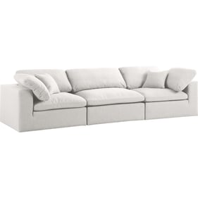 Meridian Furniture Serene Cream Fabric Modular Sofa