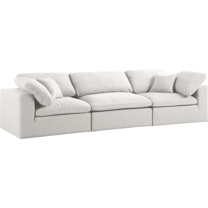 Meridian Furniture Serene Cream Fabric Modular Sofa MRD-601CREAM-S119