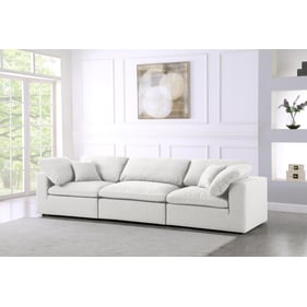 Meridian Furniture Serene Cream Fabric Modular Sofa