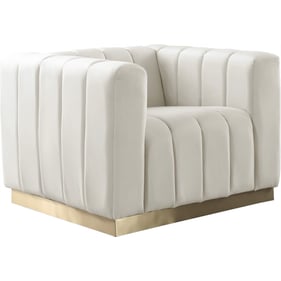 Meridian Furniture Marlon Cream Velvet Chair