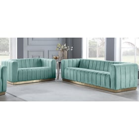 Meridian Furniture Marlon Mint 2pc Living Room Set