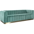 Marlon Mint Velvet Sofa