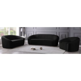 Meridian Furniture Riley Black 3pc Living Room Set