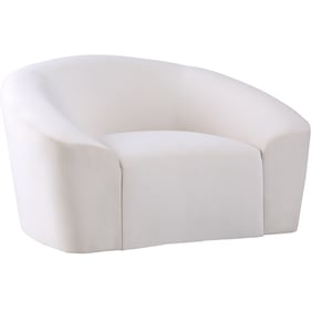 Meridian Furniture Riley Cream Velvet Chair