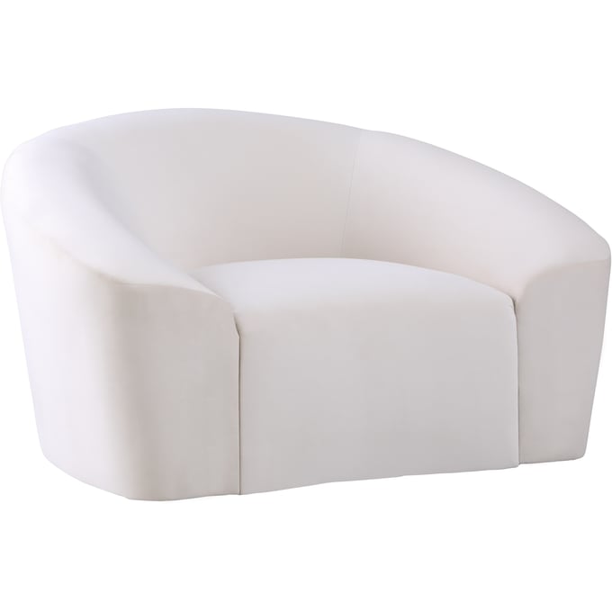 Meridian Furniture Riley Cream Velvet Chair MRD-610CREAM-C