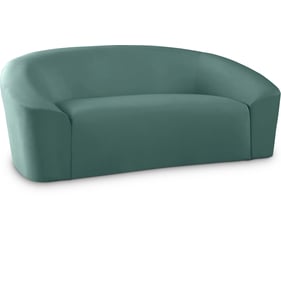 Meridian Furniture Riley Mint Velvet Loveseat