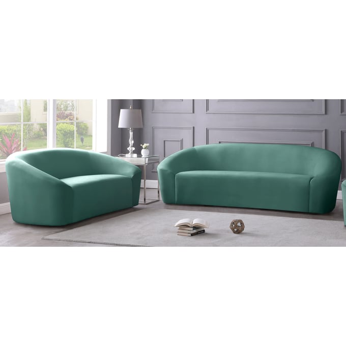 Meridian Furniture Riley Mint 2pc Living Room Set MRD-610-LR-S11