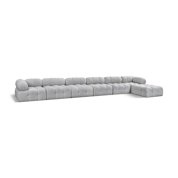 Meridian Furniture Ames Grey Fabric 7pc Modular Sectional MRD-611GREY-SEC7D