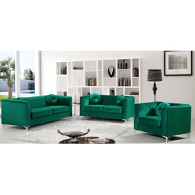 Meridian Furniture Isabelle Green 3pc Living Room Set