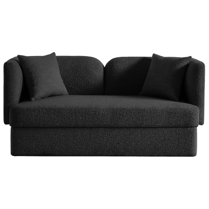 Meridian Furniture Marcel Black Fabric Loveseat MRD-616BLACK-L