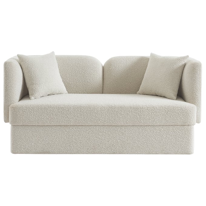 Meridian Furniture Marcel Cream Fabric Loveseat MRD-616CREAM-L