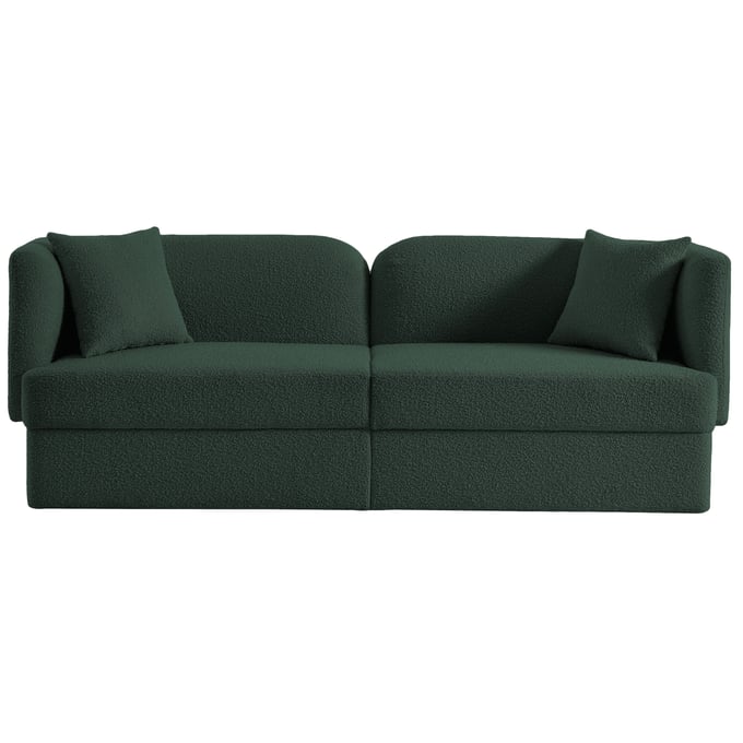 Meridian Furniture Marcel Green Fabric Sofa MRD-616GREEN-S