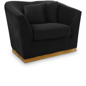 Design Edge Kimovale  Black Velvet Chair