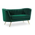 Margo Green Velvet Loveseat