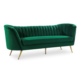 Meridian Furniture Margo Green Velvet Sofa