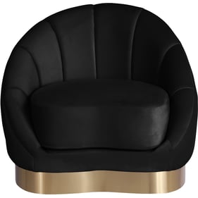 Meridian Furniture Shelly Black Velvet Chair