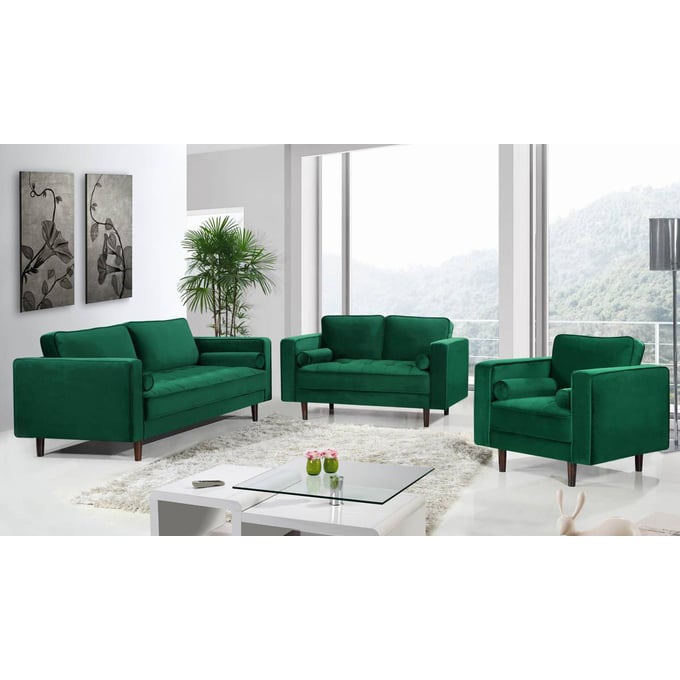 Meridian Furniture Emily Green 3pc Living Room Set MRD-625-LR-S1