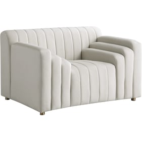 Meridian Furniture Naya Cream Velvet Chair