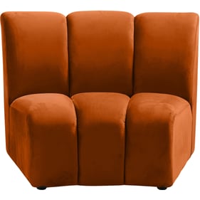 Meridian Furniture Infinity Cognac Velvet Modular Chair