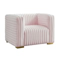 Ravish Pink Velvet Chair