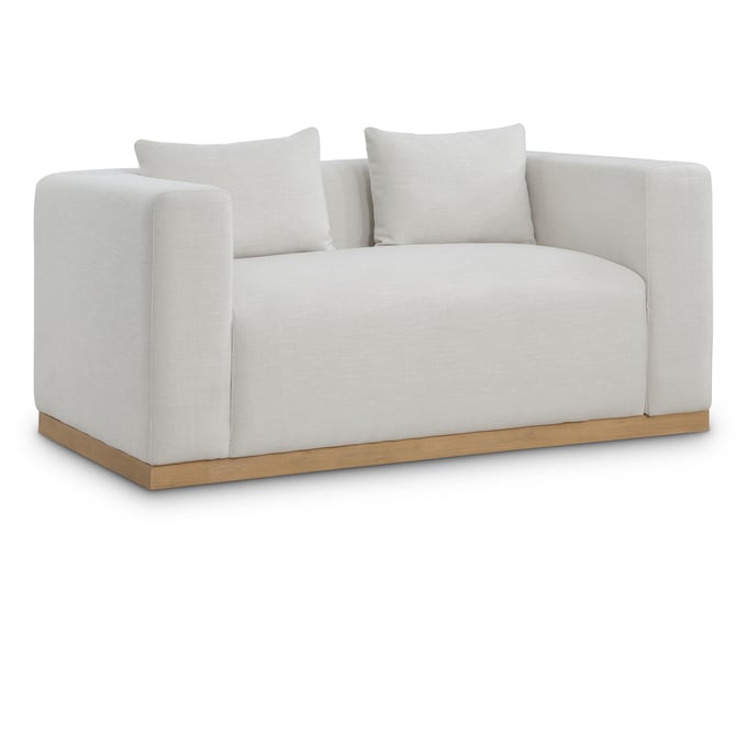 Meridian Furniture Alfie Cream Fabic Loveseat MRD-642CREAM-L