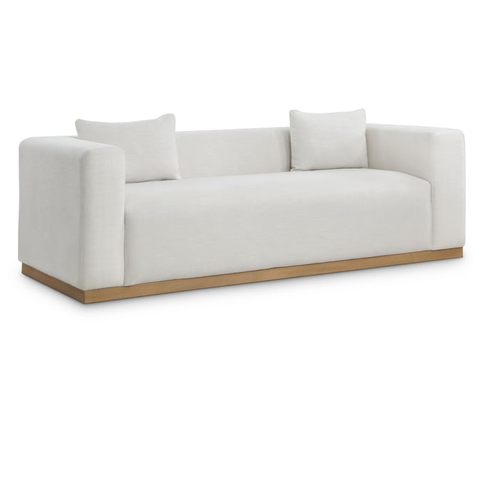 Meridian Furniture Alfie Cream Fabic Sofa MRD-642CREAM-S