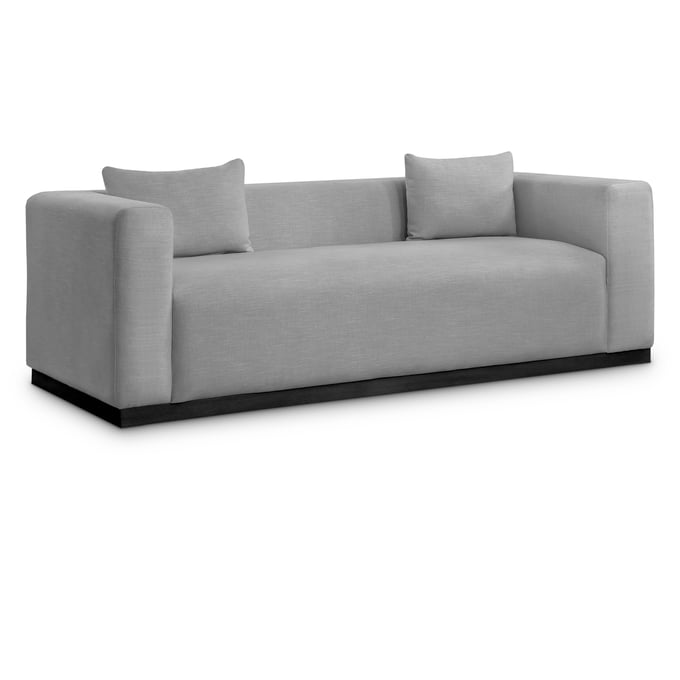 Meridian Furniture Alfie Grey Fabic Sofa MRD-642GREY-S